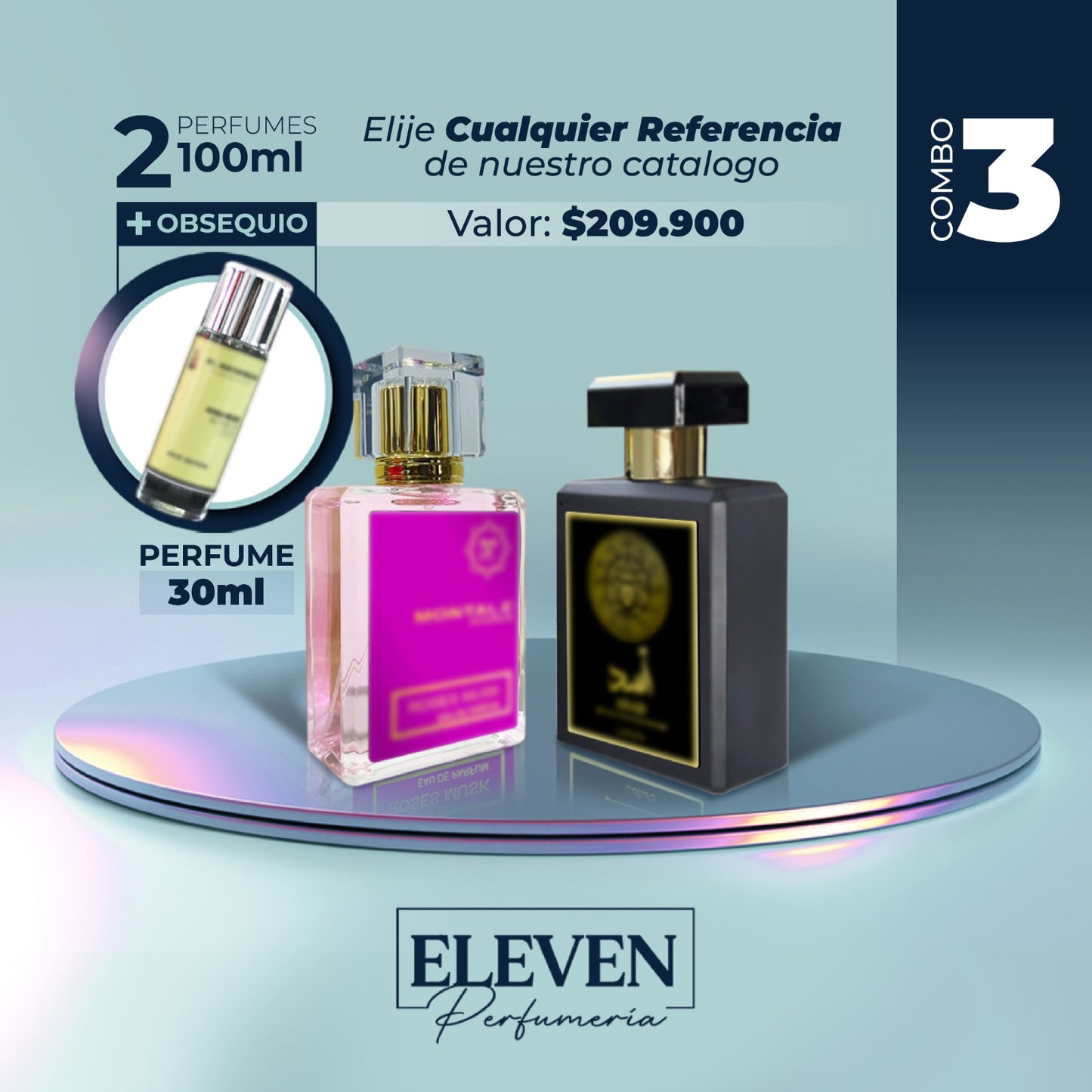 2 Perfumes 60 ml por $129,000 (Puedes escoger entre mas de 200 Referencias) + Obsequio Perfume 30 ml